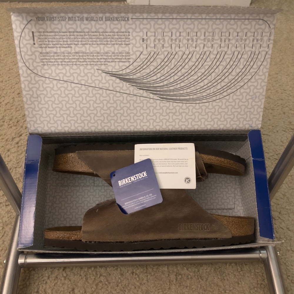 Birkenstock Arizona Oiled Leather Size 42